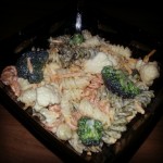 The beat macaroni salad ever with broccoli and cauliflower. 