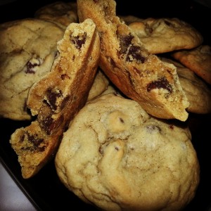 chocolate pbutter chip cookies
