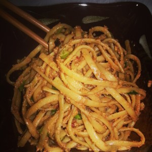 Spicy Chinese Peanut Noodles 