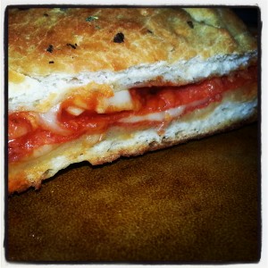 Stromboli, made with our homemade pizza sauce.