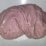 1st batch, purple (sort of) playdough