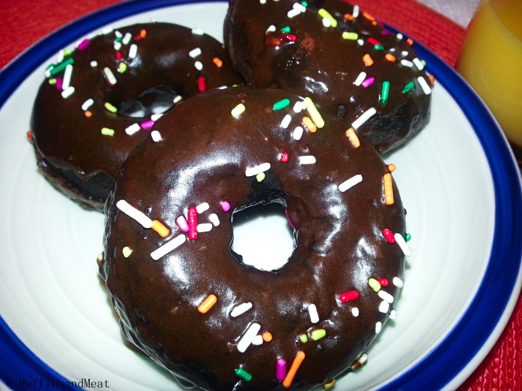 Baked Chocolate Doughnuts