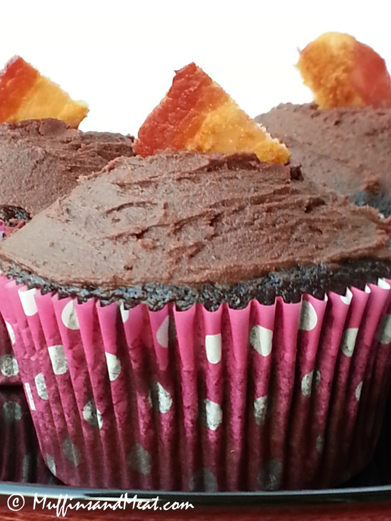 Chocolate Bacon Cupcakes