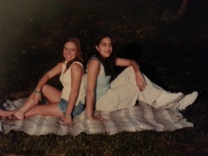 Me and Sonya in high school. 