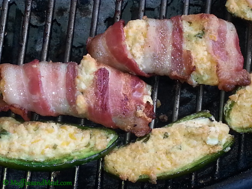 Grilled Bacon Wrapped Jalapeno Poppers