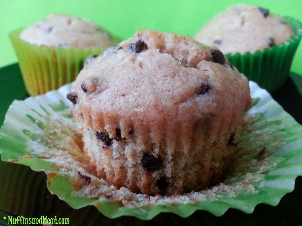 Low Fat Chocolate Chip Muffins