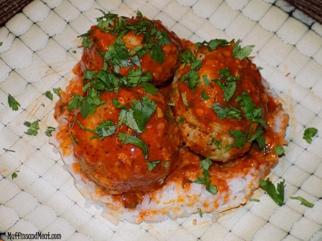 Spicy Thai Chicken Meatballs