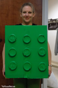This year I went as a large Duplo (can't use LEGO)
